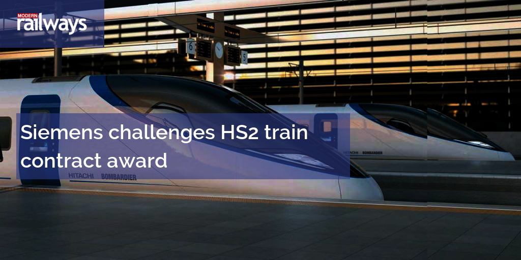 Siemens Challenges HS2 Train Contract Award